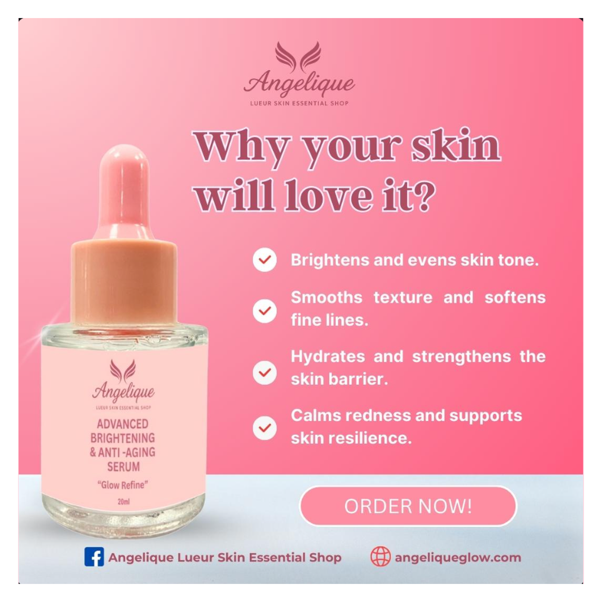 Advanced Brightening & Anti-Aging Serum (20 mL)